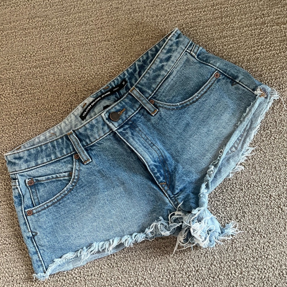 Volcom denim shorts